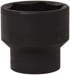 Paramount - 1/2" Drive 1-9/16" Standard Impact Socket - 6 Points, 2" OAL - Eagle Tool & Supply