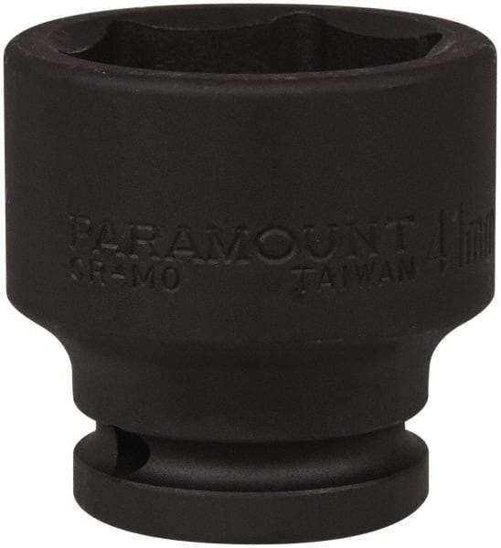 Paramount - 3/4" Drive 41mm Standard Impact Socket - 6 Points, 2-9/32" OAL - Eagle Tool & Supply