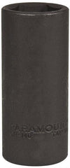 Paramount - 1/2" Drive 23mm Deep Impact Socket - 6 Points, 3-1/2" OAL - Eagle Tool & Supply