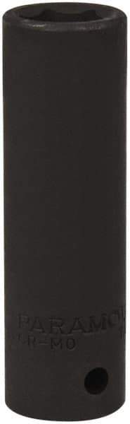 Paramount - 1/2" Drive 15mm Deep Impact Socket - 6 Points, 3-5/64" OAL - Eagle Tool & Supply
