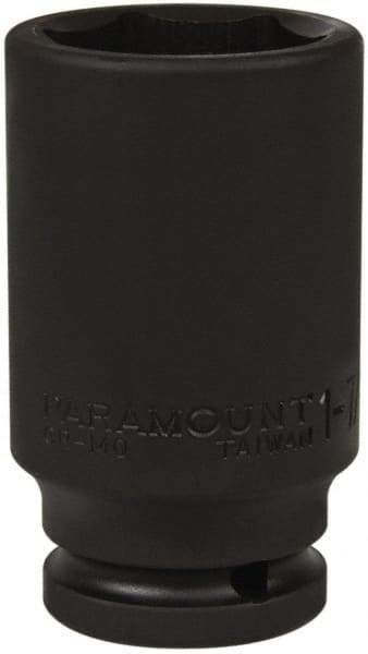 Paramount - 3/4" Drive 1-7/16" Deep Impact Socket - 6 Points, 3-35/64" OAL - Eagle Tool & Supply