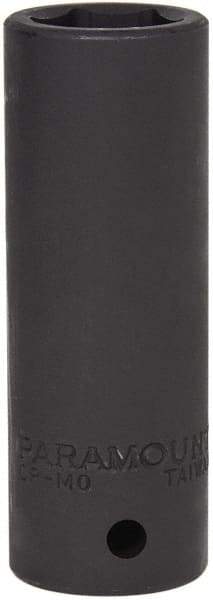 Paramount - 1/2" Drive 18mm Deep Impact Socket - 6 Points, 3-5/64" OAL - Eagle Tool & Supply