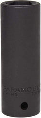 Paramount - 1/2" Drive 18mm Deep Impact Socket - 6 Points, 3-5/64" OAL - Eagle Tool & Supply