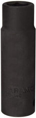 Paramount - 1/2" Drive 12mm Deep Impact Socket - 6 Points, 3-5/64" OAL - Eagle Tool & Supply