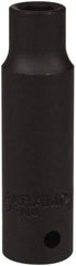 Paramount - 1/2" Drive 10mm Deep Impact Socket - 6 Points, 3-5/64" OAL - Eagle Tool & Supply