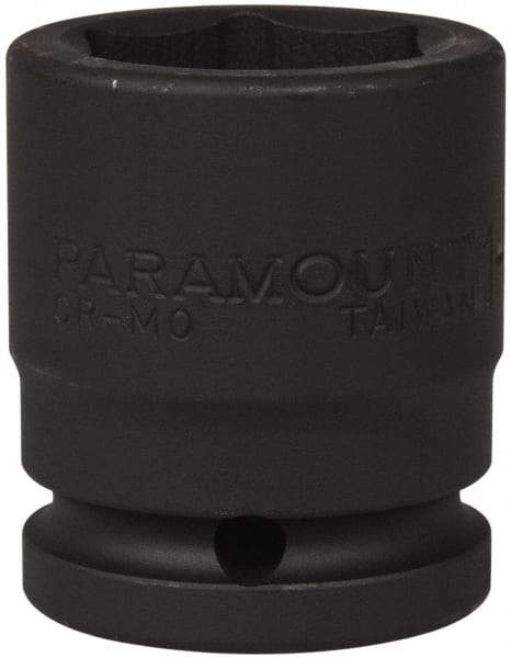 Paramount - 3/4" Drive 1-3/16" Standard Impact Socket - 6 Points, 2-3/32" OAL - Eagle Tool & Supply