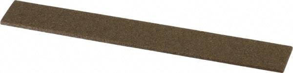 Norton - 4" Long x 1/2" Wide x 1/16" Thick, Aluminum Oxide Sharpening Stone - Taper, Coarse Grade - Eagle Tool & Supply
