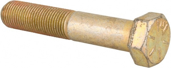 Made in USA - 1/2-20 UNF, 2-3/4" Length Under Head Hex Head Cap Screw - Eagle Tool & Supply