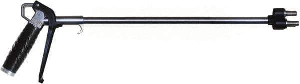 Coilhose Pneumatics - 150 Max psi High Flow Multi-Jet Nozzle Pistol Grip Blow Gun - 3/8 NPT, 72" Tube Length, Aluminum - Eagle Tool & Supply