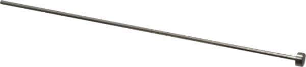 Gibraltar - 5/64" Pin Diam, 1/4" Head Diam x 1/8" Head Height, 6" OAL, Straight Ejector Pin - Steel, 5-7/8" Pin Length - Eagle Tool & Supply