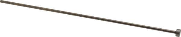 Gibraltar - 3/32" Pin Diam, 1/4" Head Diam x 1/8" Head Height, 6" OAL, Straight Ejector Pin - Steel, 5-7/8" Pin Length - Eagle Tool & Supply