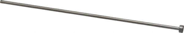 Gibraltar - 7/64" Pin Diam, 1/4" Head Diam x 1/8" Head Height, 6" OAL, Straight Ejector Pin - Steel, 5-7/8" Pin Length - Eagle Tool & Supply
