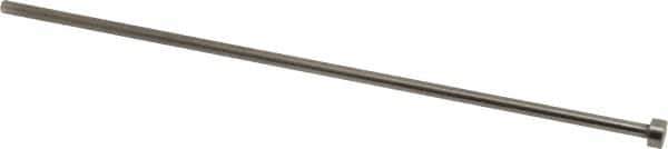 Gibraltar - 1/8" Pin Diam, 1/4" Head Diam x 1/8" Head Height, 6" OAL, Straight Ejector Pin - Steel, 5-7/8" Pin Length - Eagle Tool & Supply