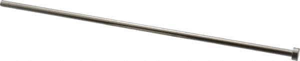 Gibraltar - 7/32" Pin Diam, 13/32" Head Diam x 3/16" Head Height, 10" OAL, Straight Ejector Pin - Steel, 9-13/16" Pin Length - Eagle Tool & Supply