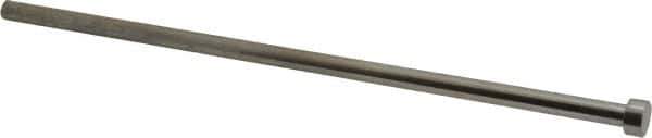 Gibraltar - 5/16" Pin Diam, 1/2" Head Diam x 1/4" Head Height, 10" OAL, Straight Ejector Pin - Steel, 9-3/4" Pin Length - Eagle Tool & Supply