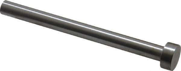 Gibraltar - 1/4" Pin Diam, 7/16" Head Diam x 3/16" Head Height, 3" OAL, Hard Core Pin - Steel, 2-13/16" Pin Length - Eagle Tool & Supply