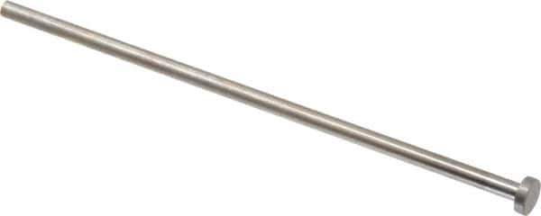 Gibraltar - 5mm Pin Diam, 10mm Head Diam x 3mm Head Height, 160mm OAL, Straight Ejector Pin - Steel, 157mm Pin Length - Eagle Tool & Supply