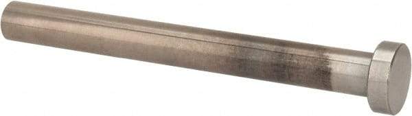 Gibraltar - 10mm Pin Diam, 16mm Head Diam x 5mm Head Height, 100mm OAL, Straight Ejector Pin - Steel, 95mm Pin Length - Eagle Tool & Supply