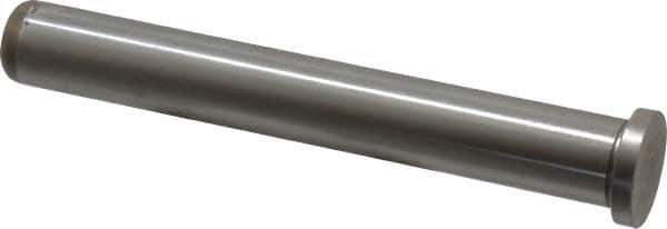 Gibraltar - 0.749" Pin Diam, 5-3/4" OAL, Steel, Die & Mold Leader Pin - 0.999" Head Diam x 3/16" Head Height, +0.0000/-0.0600 OAL Tolerance - Eagle Tool & Supply