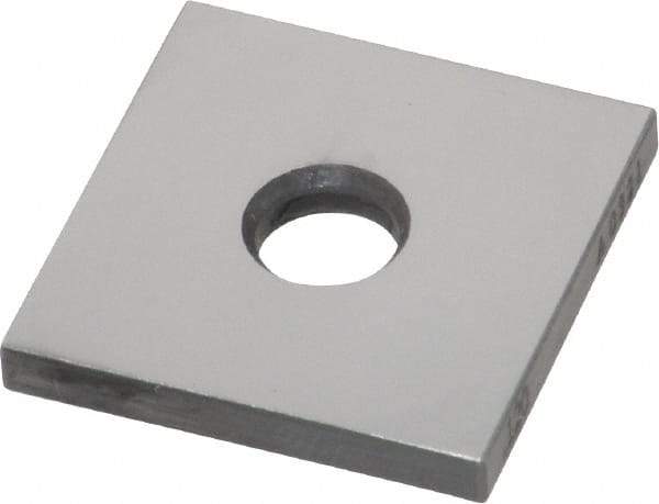 Value Collection - 0.12" Square Steel Gage Block - Accuracy Grade 0, Includes NIST Traceability Certification - Eagle Tool & Supply