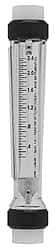King - 2" FNPT Port Polysulfone Tube, PVDF Union End Flowmeter - 125 Max psi, 100 GPM, Plastic - Eagle Tool & Supply