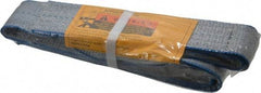 Lift-All - 3' Long x 2" Wide, 3,200 Lb Vertical Capacity, 1 Ply, Polyester Web Sling - 2,500 Lb Choker Capacity, Silver (Color) - Eagle Tool & Supply