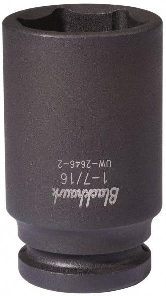 Blackhawk by Proto - 3/4" Drive 1-5/8" Deep Impact Socket - 6 Points, 3-3/8" OAL - Eagle Tool & Supply