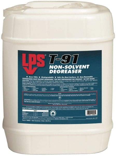 LPS - 55 Gal Drum Cleaner/Degreaser - Liquid, Unscented - Eagle Tool & Supply