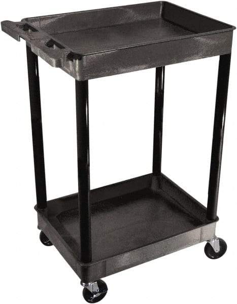 NMC - 300 Lb Capacity, 24" Wide x 18" Long x 36" High Shelf Cart - 1 Shelf, Plastic - Eagle Tool & Supply