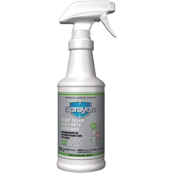 Sprayon - 32 oz Bottle Cleaner/Degreaser - Liquid, Lemon - Eagle Tool & Supply