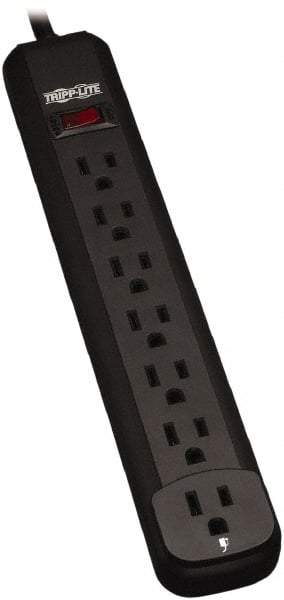 Tripp-Lite - 7 Outlets, 120 VAC15 Amps, 12' Cord, Power Outlet Strip - Keyhole, Tab Mount, 5-15 NEMA Configuration, 11.6" Strip - Eagle Tool & Supply