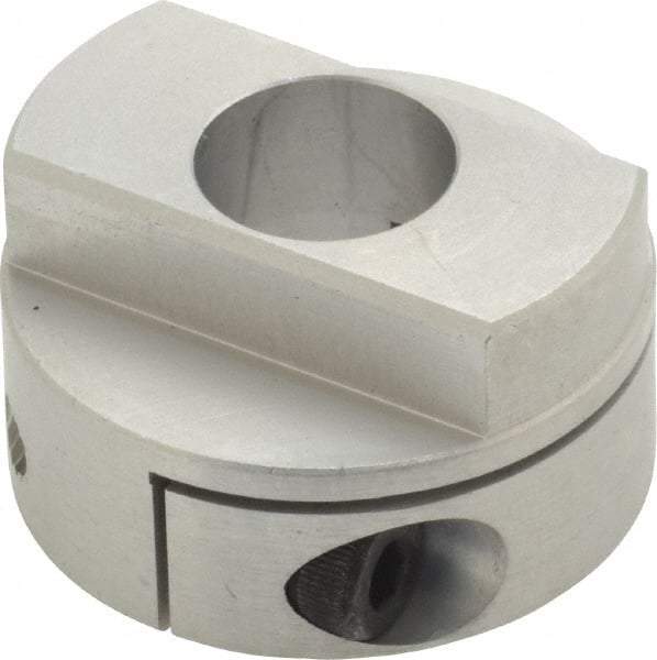 Lovejoy - 1/2" Max Bore Diam, Flexible Oldham Coupling - 1.26" OD, 1.772" OAL, Aluminum Hub with Polyacetal Insert, Order 2 Hubs with Same OD & 1 Insert for Complete Coupling - Eagle Tool & Supply
