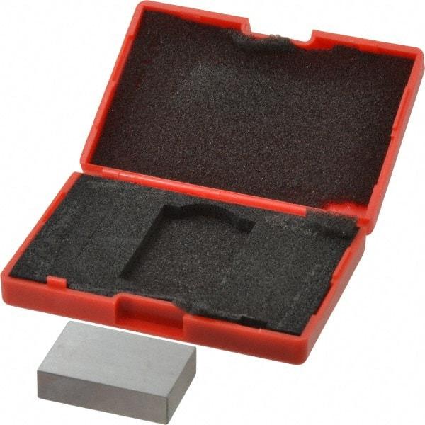 SPI - 0.9" Rectangular Steel Gage Block - Accuracy Grade AS-1, Includes NIST Traceability Certification - Eagle Tool & Supply