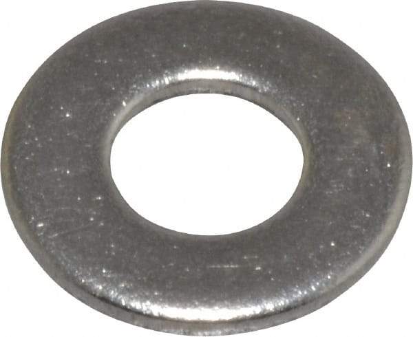 Value Collection - #12 Screw, Grade 18-8 Stainless Steel Standard Flat Washer - 1/4" ID x 9/16" OD, 0.065" Thick - Eagle Tool & Supply
