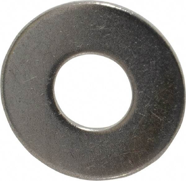 Value Collection - 7/16" Screw, Grade 18-8 Stainless Steel Standard Flat Washer - 1/2" ID x 1-1/4" OD, 0.083" Thick - Eagle Tool & Supply