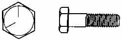 Value Collection - 9/16-12 UNC, 4-1/2" Length Under Head Hex Head Cap Screw - Eagle Tool & Supply