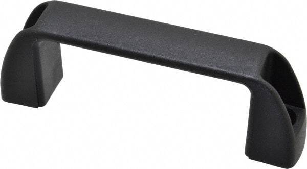 80/20 Inc. - 4.41" Long x 0.83" Wide x 1.42" High, Plastic Door Handle - Plastic, 3.678" Center to Center - Eagle Tool & Supply