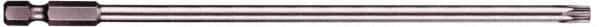 Wiha - T27 Torx Bit - 1/4" Hex Drive, 6" OAL - Eagle Tool & Supply