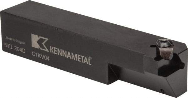 Kennametal - Internal/External Thread, Left Hand Cut, 1-1/4" Shank Width x 1-1/4" Shank Height Indexable Threading Toolholder - 6" OAL, N.4R Insert Compatibility, NE Toolholder, Series Top Notch - Eagle Tool & Supply