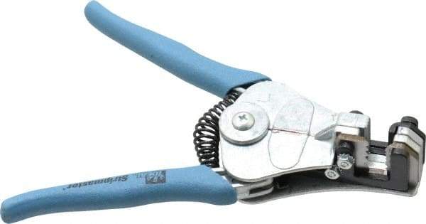 Ideal - 22 to 14 AWG Capacity Automatic Wire Stripper - 7" OAL, Plastic Cushion Handle - Eagle Tool & Supply