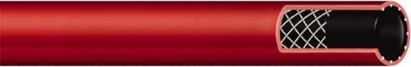 Continental ContiTech - 1/4" ID x 0.53" OD 50' Long Multipurpose Air Hose - MNPT x MNPT Ends, 300 Working psi, -40 to 190°F, 1/4" Fitting, Red - Eagle Tool & Supply