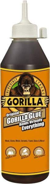 Gorilla Glue - 18 oz Bottle Brown All Purpose Glue - 20 min Working Time - Eagle Tool & Supply