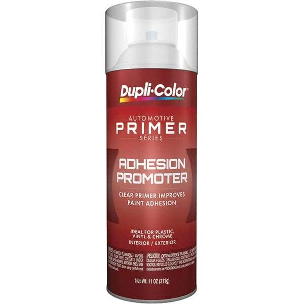 Dupli-Color - 11 Fluid Ounce, Clear Adhesive Adhesion Promoter - For Use with Metal - Eagle Tool & Supply