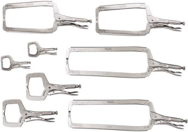 Irwin - 8 Piece Locking Clamp Plier Set - Comes in Box - Eagle Tool & Supply