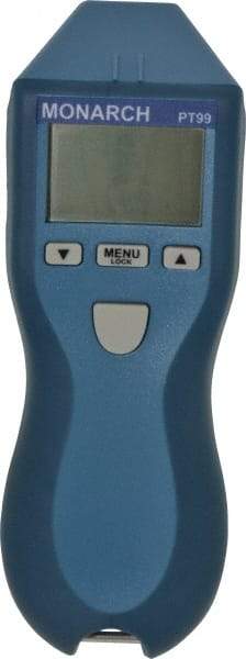 Made in USA - Accurate up to 0.01%, 0.001 to 1 RPM Resolution, Noncontact Tachometer - 6.92 Inch Long x 2.4 Inch Wide x 1.6 Inch Meter Thick, 5 to 99,999 RPM Measurement - Eagle Tool & Supply