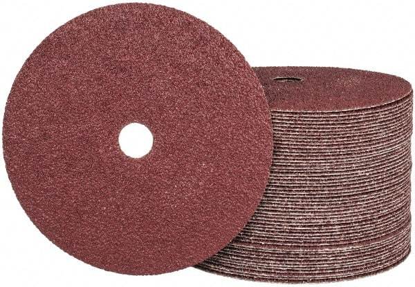 Camel Grinding Wheels - 7" Diam 7/8" Hole 24 Grit Fiber Disc - Very Coarse Grade, Aluminum Oxide, 8,600 Max RPM - Eagle Tool & Supply