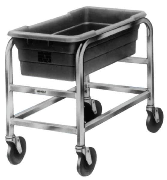 Win-Holt - 16" Wide x 28" Long x 33" High Tote Cart - 2 Slot, 2 Tote, Aluminum - Eagle Tool & Supply
