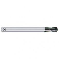 1/32" Dia. - 3" OAL - Carbide - Ball End HP End Mill-2 FL - Eagle Tool & Supply