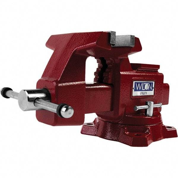 Wilton - Bench & Pipe Combination Vises Jaw Width (Inch): 5-1/2 Jaw Opening Capacity (Inch): 5 - Eagle Tool & Supply