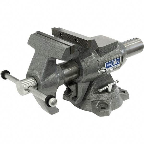 Wilton - Bench & Pipe Combination Vises Jaw Width (Inch): 5-1/2 Jaw Opening Capacity (Inch): 5 - Eagle Tool & Supply
